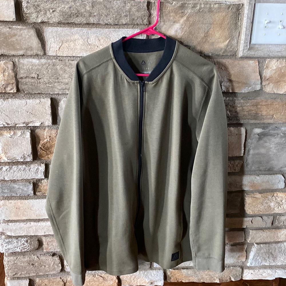 Reebok full zip athletic light sweatshirt